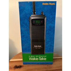 Vintage Radio Shack TRC-225 5 Watt 40 Channel Walkie Talkie NEW in Box